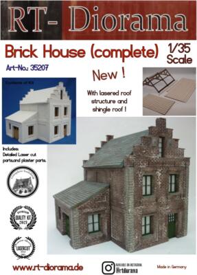 Brick House - Startseite IN (Modular System) [Standard] 1:3 5 Diorama Modell Kit