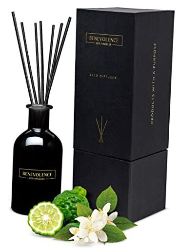 Reed Diffuser Set, Relaxing Fragrance Diffuser | Bergamot & Jasmine-image