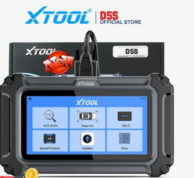 XTOOL D5S Car Diagnostic Tool Gearbox ABS EPB SRS Engine System Scanner 15