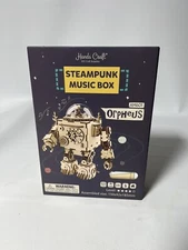 ROKR Steampunk Music Box AM601 Orpheus Robot 221 Pieces LED New Sealed PUZZLE