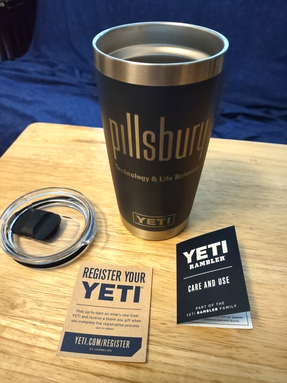 Yeti Rambler 20 oz Tumbler Magslider Lid - New, Promo Salarius Pharmacueticals