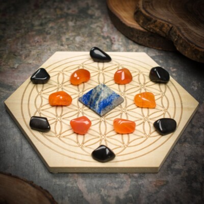 HSFY: Step Into Your Power Mini Crystal Grid Set - Crystal Grid Set