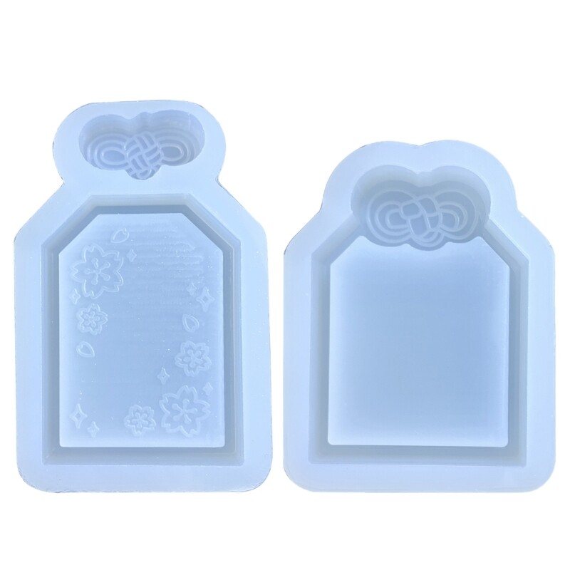 Amulet Resin Shaker Silicone Molds for DIY Craft Keychain Decorations