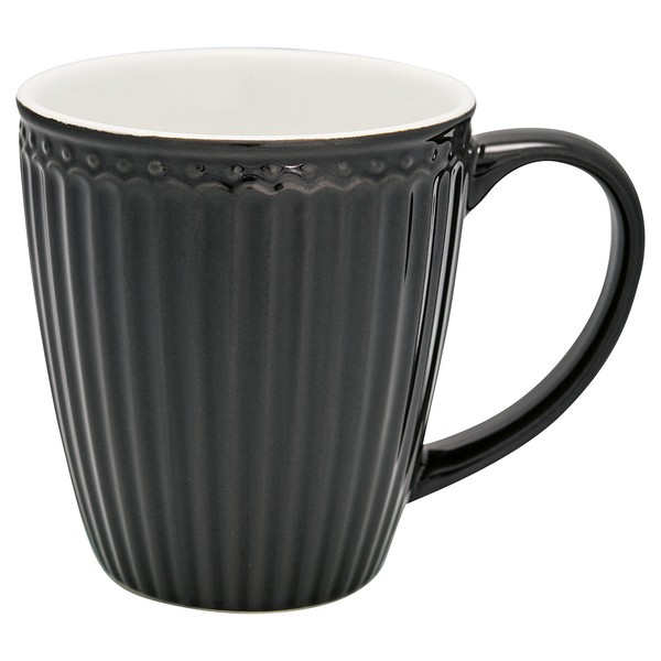 Greengate Becher Alice Grau 400 Ml Kaffeebecher Everyday Geschirr Dark Grey-image