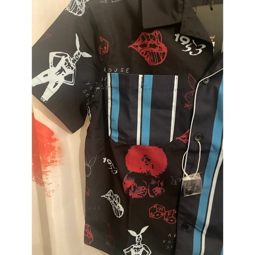 Homme Femme x Playboy Bunny Doodle Short Sleeve Button Up - Picture 4 of 8