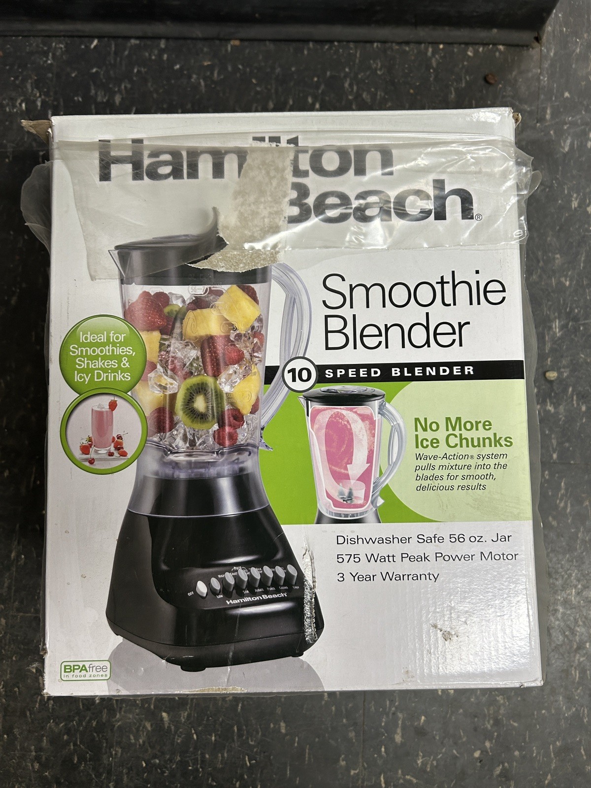 Hamilton Beach Smoothie 10-Speed Blender , Model# 50166