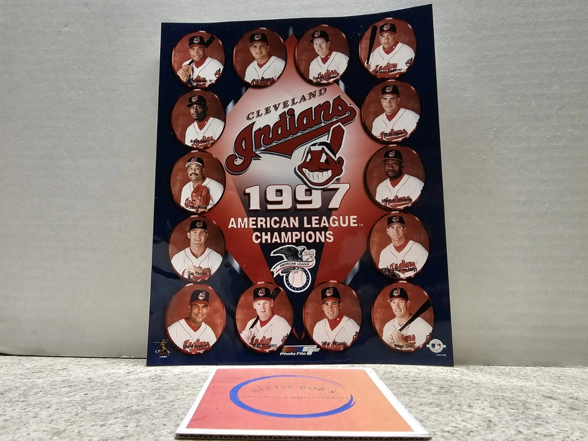 Cleveland Guardians 1997 Baseball Vintage Sports Memorabilia for