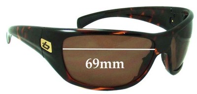 SFx Replacement Sunglass Lenses fits Bolle Cobra - 69mm Wide