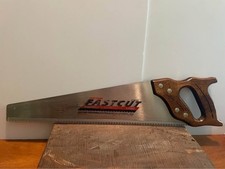 Vintage Craftsman Hand Saw With Trade Craftsman Mark - Wood Handle Collectible Vintage Craftsman Hand Saw With Trade Craftsman Mark - Wood Handle Collectible