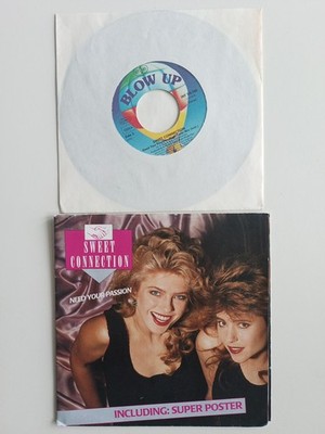A Sweet Connection - Need your passion 7'' Single POSTER COVER VG+/EX
