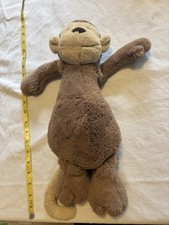 Jellycat London Bashful Monkey Plush Brown Cream 16 Stuffed Animal Soft Toy