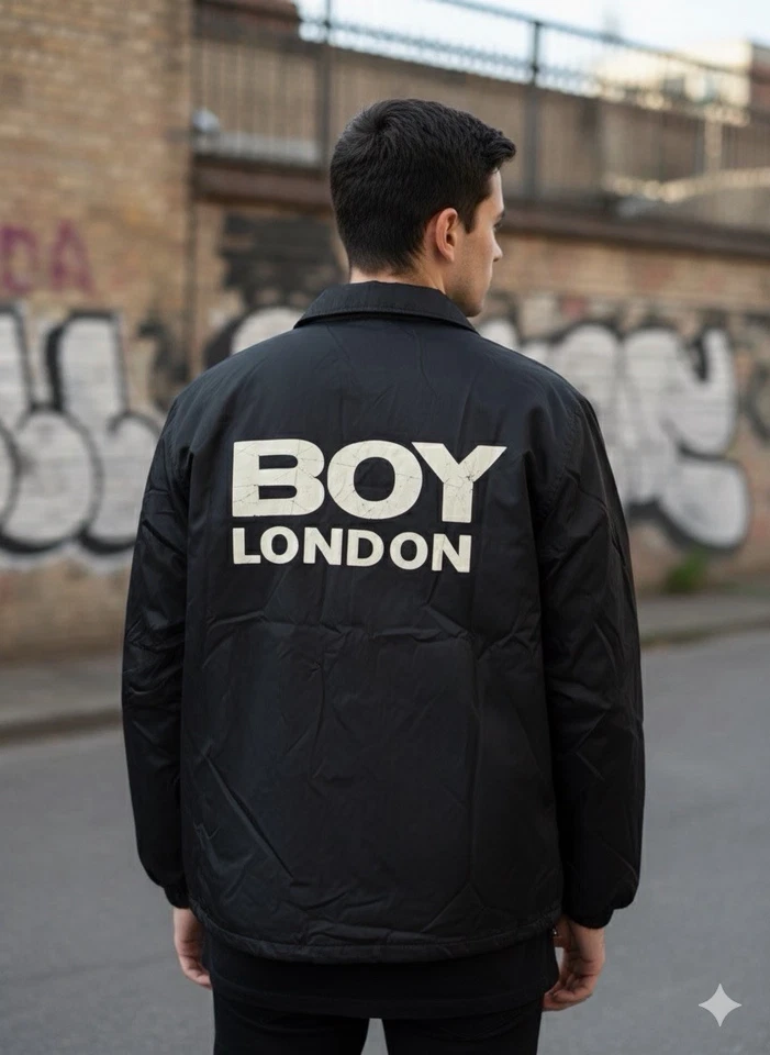 Rare Vintage Boy London Coach Jacket 90s Y2k - Image 2 of 4