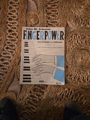 Sheet Music Lessons Piano Organ Schaum 1970 LEVEL2 Technical Exercises PROGRESS