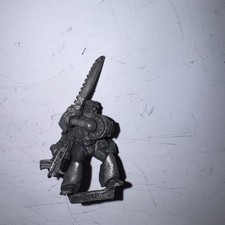 WARHAMMER 40K SPACE MARINE CAPTAIN ROMERO 1988 ROGUE TRADER chainsword