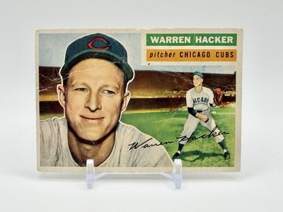 1956 Topps #282 Warren Hacker - Poor - Set Filler