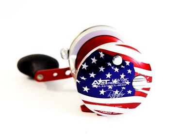 Avet LX 6/3 MC Raptor Two-Speed Lever Drag Reel RAPTOR - PATRIOT FLAG RARE COLOR