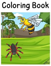 INSETTI - Disegni da colorare, 9 immagini da colorare in formato PDF da stampare da soli