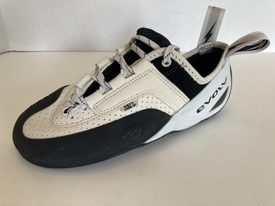 *SINGLE SHOE ONLY* Evolv Defy Lace LV PSR05 Climbing Shoe White Black (NOT PAIR)