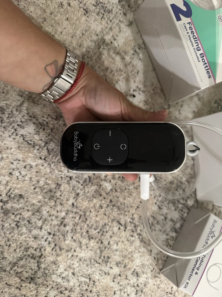 BabyBuddha Portable Breast Pump Bundle Includes Pump + Accessories Open Box - Image 2 of 2