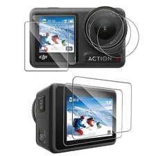 CYNOVA Film for DJI Osmo Action 4 Set of 6 Camera Lens Tempered Glass Films Made