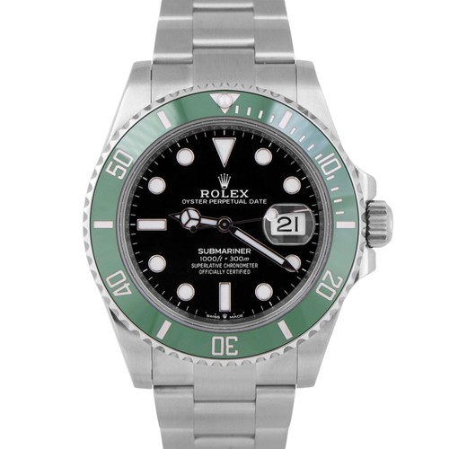 NEW 2026 PAPERS Rolex Submariner Steel GREEN KERMIT Ceramic 41...