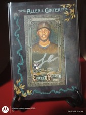 2025 Topps Ginter X Luis De Los Santos Auto Black Frame Mini RC /25 Ships ASAP