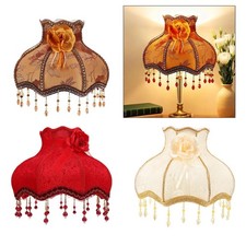Paralume con Frange, Decorativo per Lampade Da Terra, Lampade Da Tavolo, con