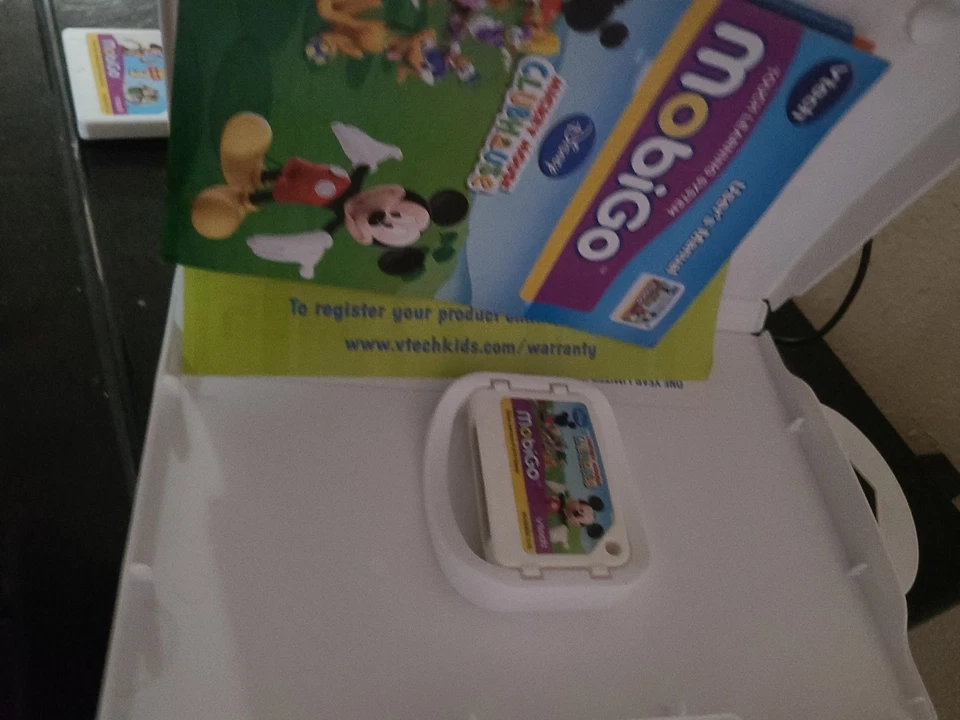  Vtech Mobigo Touch Learning System Blue/Yellow with 2 Games Reqd Discription  - Image 4 of 4