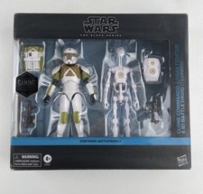 Star Wars  Battlefront II Black Series Clone Commando & B1 Battle Droid DMG BOX