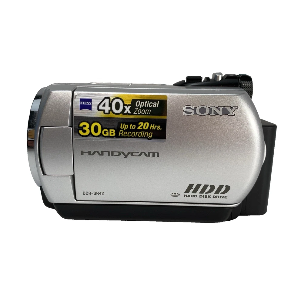 Sony Handycam DCR SR42 Camcorder 40x Optical Zoom 30GB HDD Bundle Tested Works - Image 2 of 4