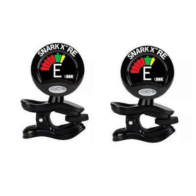 Snark X RE Tuner Clip On Chromatic for guitar bass violin Rechargeable - 2 pack