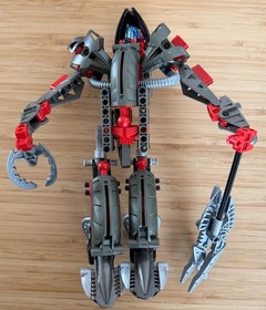 Vintage Y2K LEGO Bionicle *Incomplete* LOT Makuta 8593 & Takanuva 8596   mask