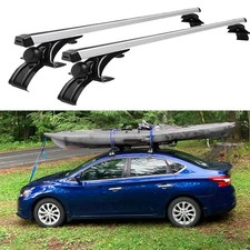 For Nissan Sentra 46" Car Top Roof Rack Cross Bar Luggage Cargo Carrier Aluminum