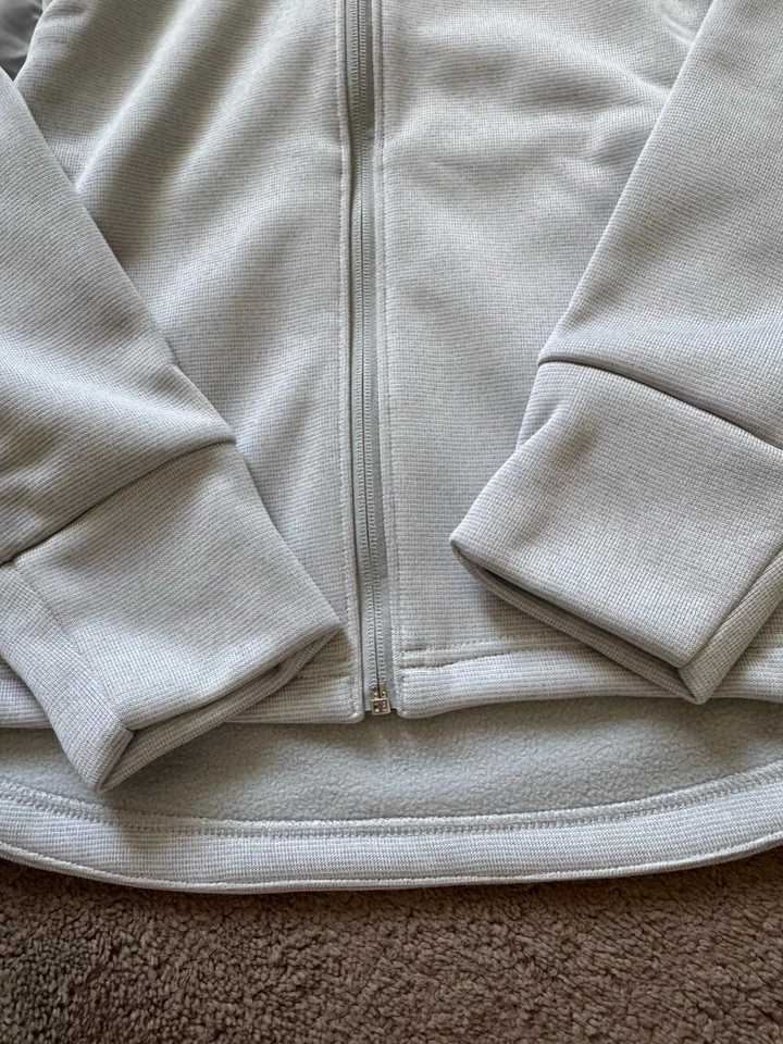 Under Armour Women's UA Team Swacket, Grey Hooded Waterproof Full Zip Sz XL $125 - Image 2 of 4