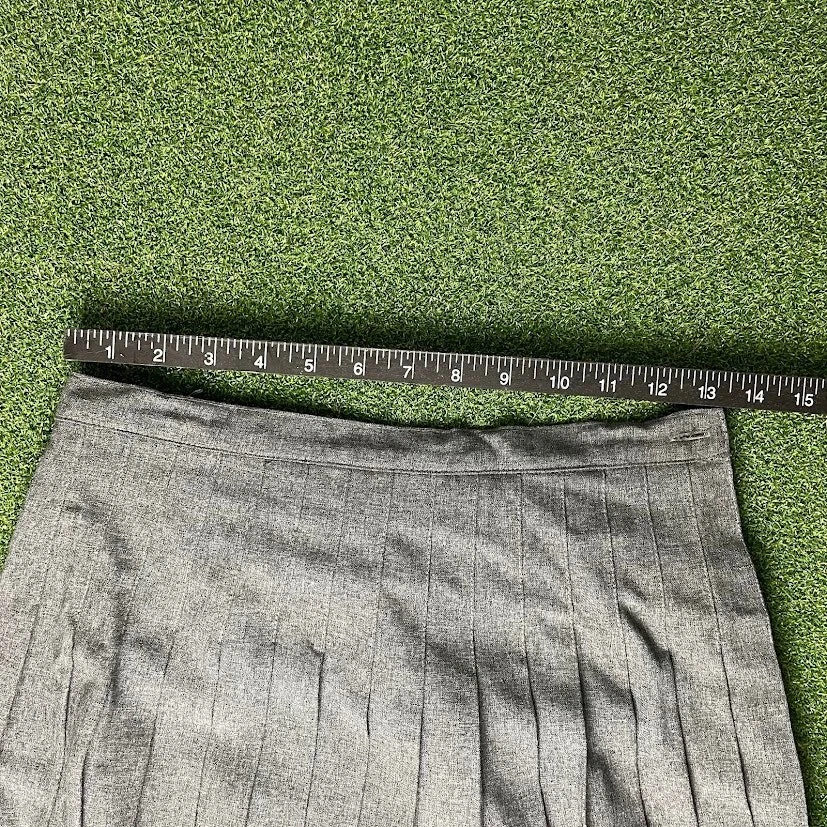 Vintage Y2K 2000s Gray Limited Too Pleated Skirt Sz 5 ( juniors ) - Image 4 of 4