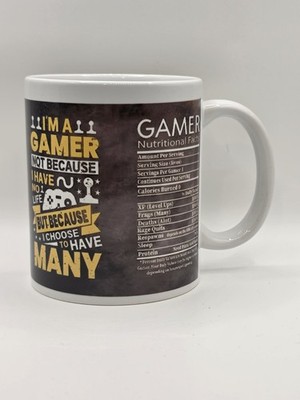 I m A Gamer Tasse Viele Leben Zitat Cool Gaming Geschenk für Ehemann Sohn Freund
