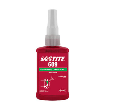 Loctite 609 X Retaining Compound 50ml   High Strength, General Purpose, Green