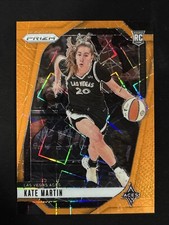 2024 Prizm WNBA #126 Kate Martin Orange Velocity Rookie (RC) Aces