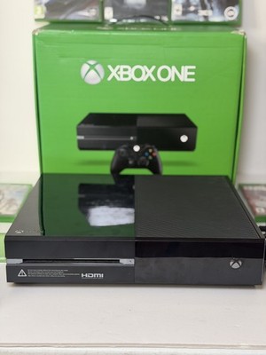 Xbox One Console w/ 5 Games + Controller + Cords + Original Box