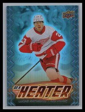 2024-25 Upper Deck #OH-11 Lucas Raymond On a Heater Detroit Red Wings