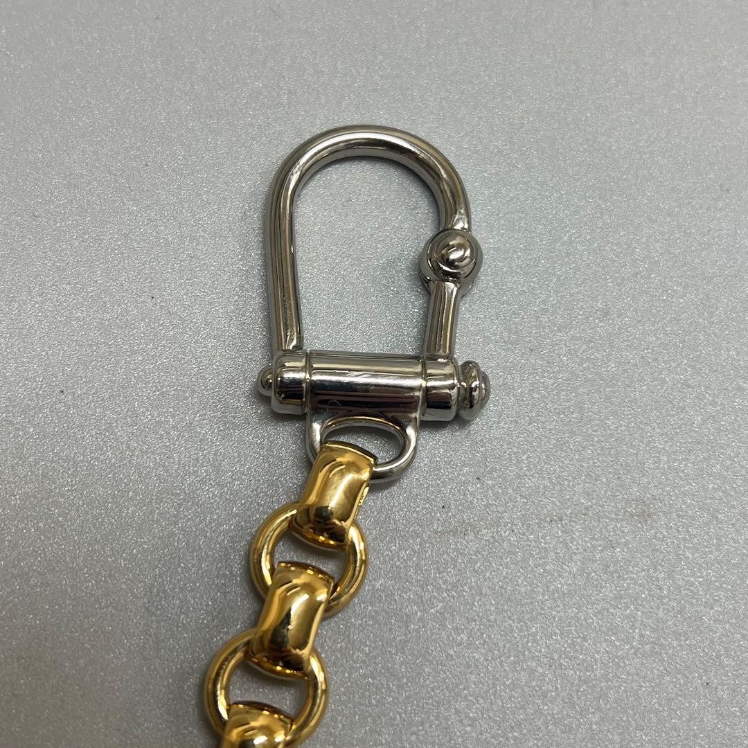 GUCCI Interlocking Keyholder Gold Silver Key Chai… - image 6