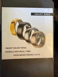 Black Size 12 Smart Heart Ring Mobile App Real Time 