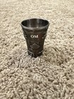 Roma Italy Souvenir Metal Shot Glass, Embossed Raised Design, Silver — photo 2