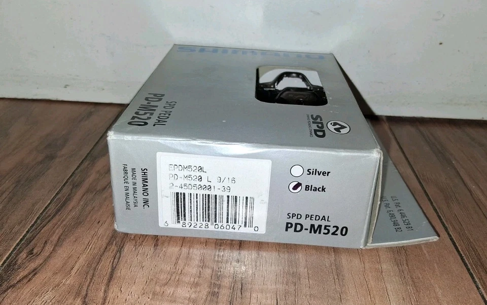 Bicicleta de Montaña Shimano PD-M520 SPD Pedales Negros Sin Clip En Caja ¡Nueva!  Foto 2 de 4