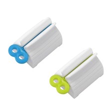 2pcs Rolling Tube Toothpaste Squeezer Toothpaste Seat Holder Stand for Bathro...