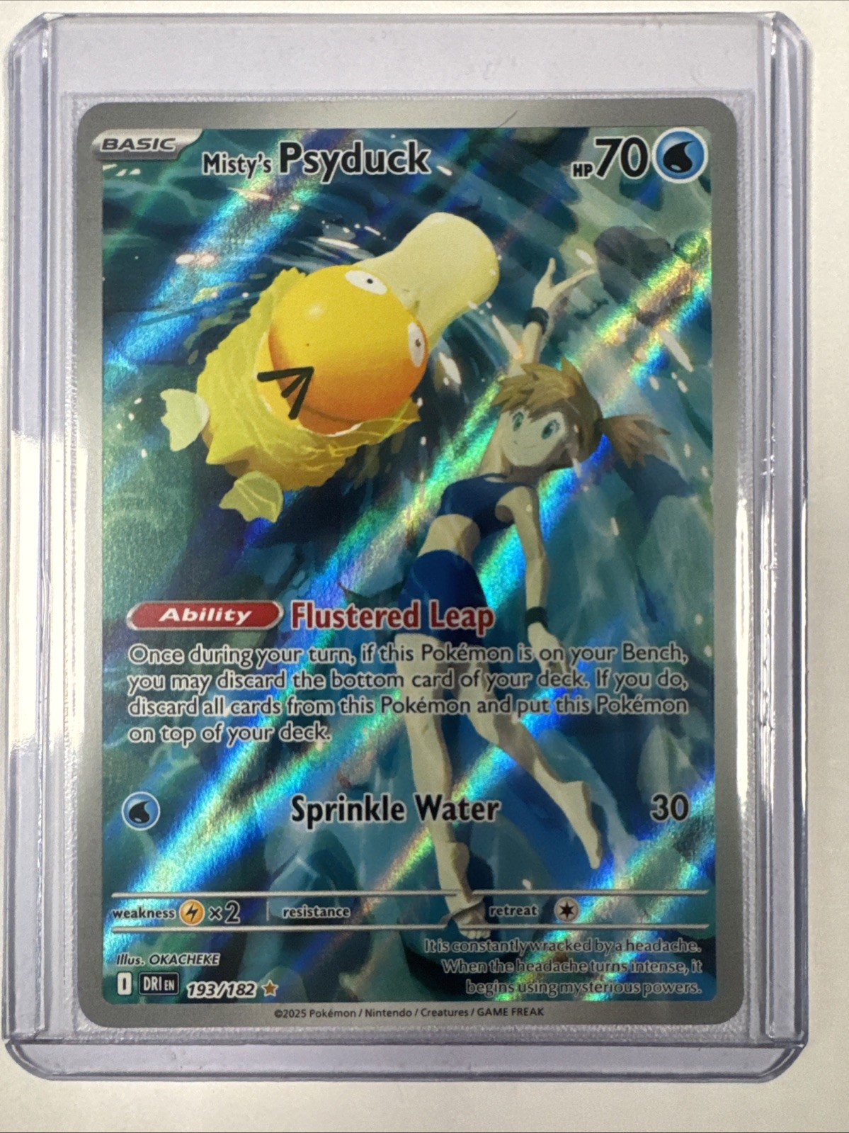 Misty's Psyduck 193/182 Sv10: Destined Rivals Holo