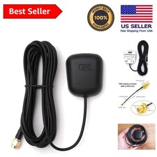 Waterproof Magnetic GPS Active Antenna 28dB Gain - SMA Connector, 3M Cable