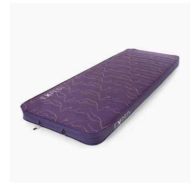 Exped MegaMat Print Sleeping Pad, Color Aubergine Print / Size Long X-Wide