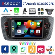 Für Seat Ibiza IV 6J 2009-2015 Android 15 Carplay Autoradio GPS Navi RDS +Kamera
