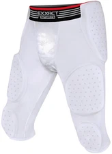 Exxact Sports 7-Pad Men & Boys Football Girdle, Lightweight Compression Shorts
